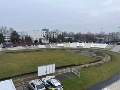 Rekonstrukce vnitřního chodníku velodromu